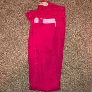 Pink Hollister jeans